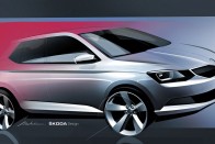 Hivatalos rajzon az új Škoda Fabia 2