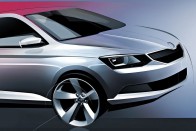 Hivatalos rajzon az új Škoda Fabia 6