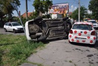 Három autó karambolozott Budapesten 8