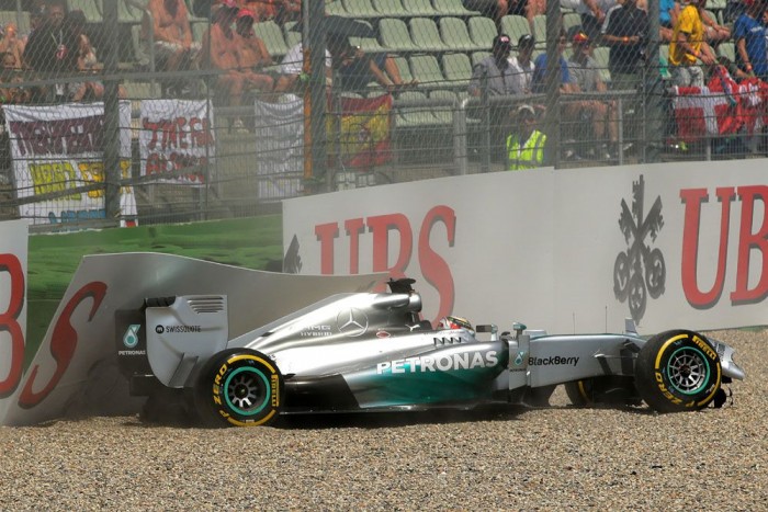 F1: Továbbra is rejtély Hamilton fékhibája 2 F1: Továbbra is rejtély Hamilton fékhibája 2
