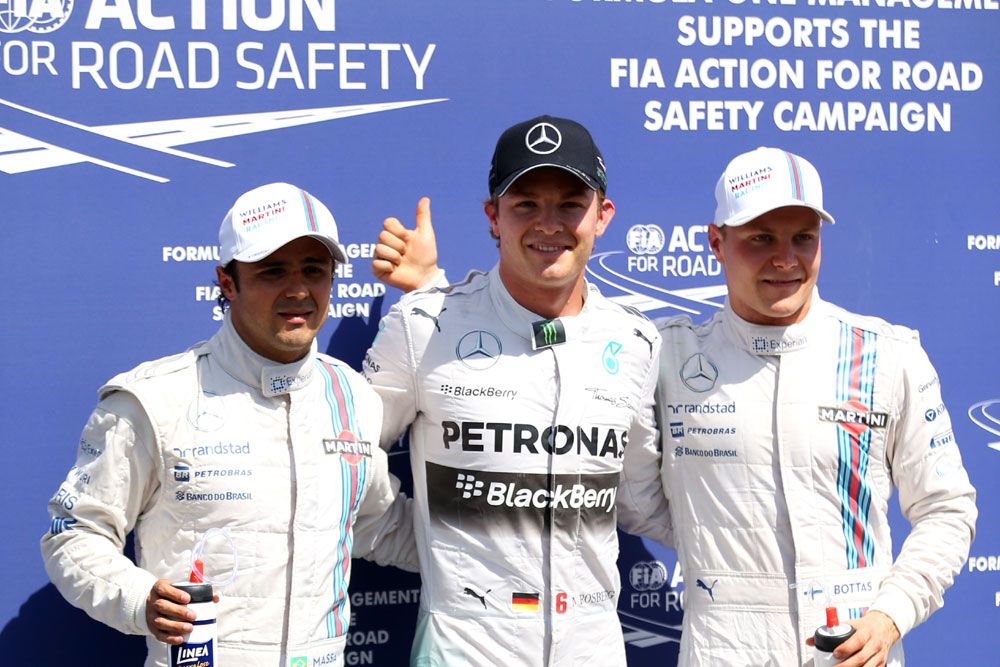 F1: Rosbergé a hazai pole, Hamilton a falban 26