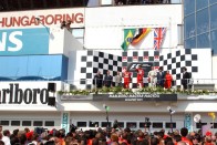 Schumacher a negyedik bajnoki címét ünnepelte a Hungaroringen
