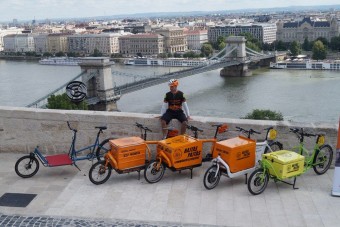 Jönnek a teherbiciklik Budapestre