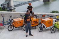 Sinya, a budapesti bringás közösség ikonikus figurája is szeretettel beszélt az elektromos cargobike-okról