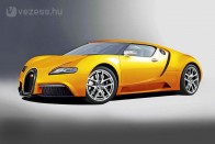 Állítólag külsőleg a jelenlegi modell továbbfejlesztése lesz az új Bugatti