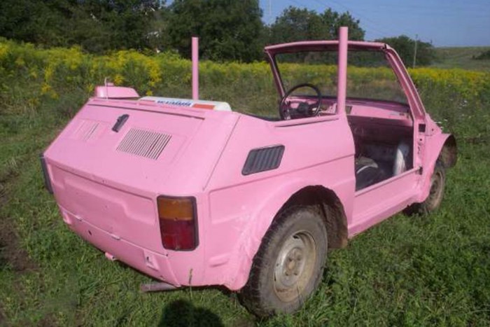 Rózsaszín kispók, kibelezve, tető nélkül eladó 9 | Vezess Rózsaszín kispók, kibelezve, tető nélkül eladó 9