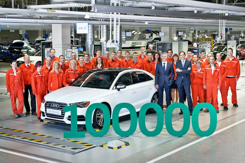 Itt a százezredik teljesen magyar Audi 3
