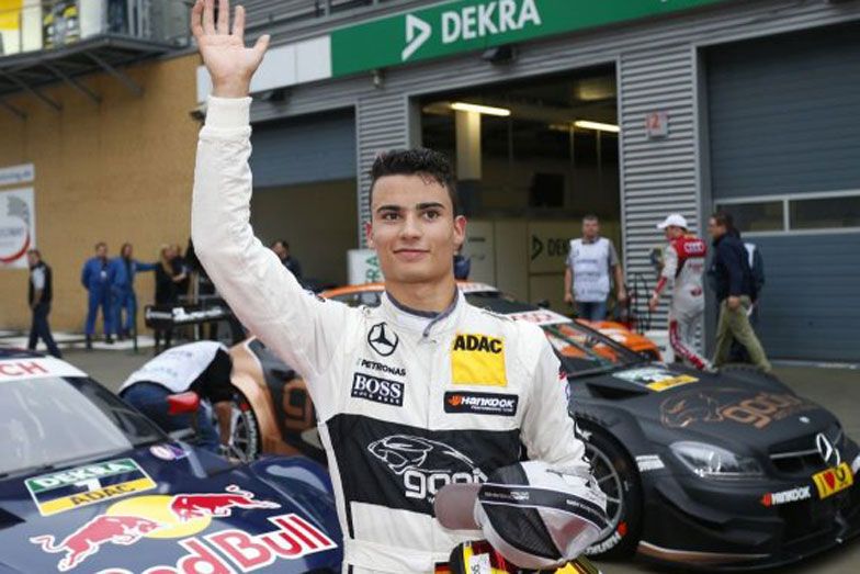 Minden idők legfiatalabb edzéselsője lett Pascal Wehrlein a DTM-ben. A Mercedes 19 éves reménysége a Lausitzringre telepedett köd miatt elhalasztott időmérőn nyert.