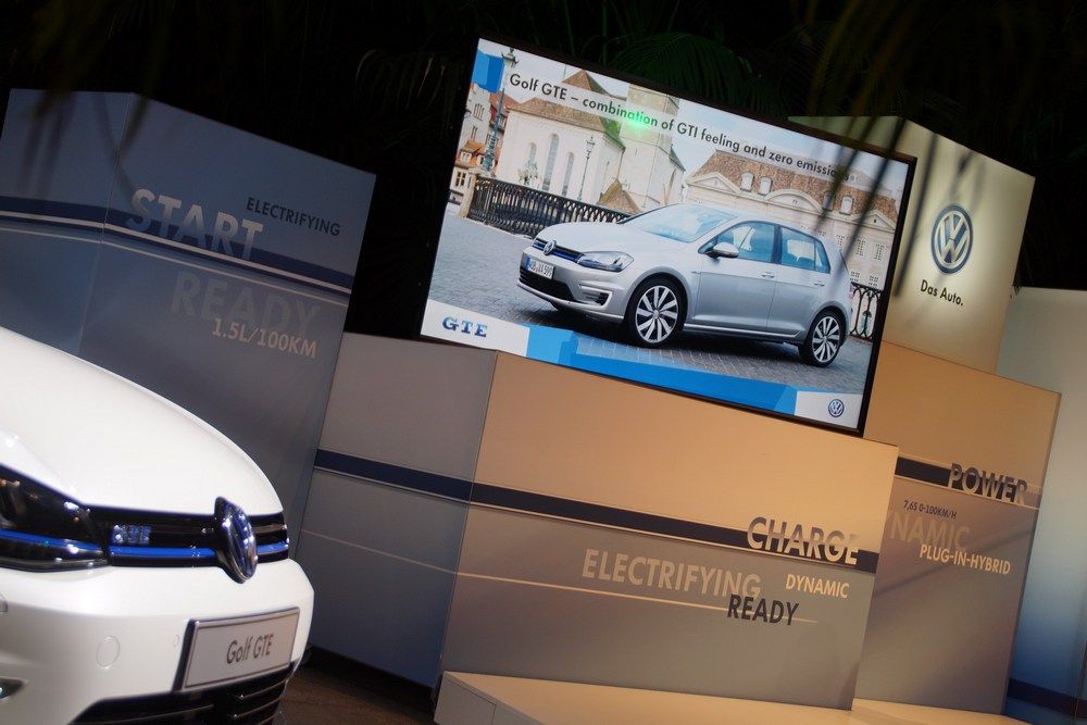 Zürichben rendezte meg a Volkswagen a Golf GTE konnektoros hibrid sajtóbemutatóját