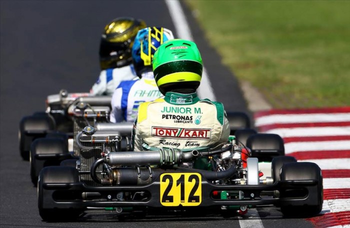 Arc nélkül - Mick Junior a gokarton Fotó: Tonykart.com