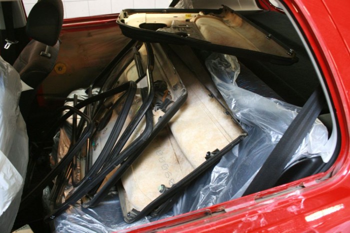 Egyelőre még káosz van a belső térben, de ez csak átmeneti