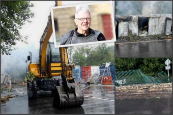 Ámokfutás markolóval, százmilliós a kár