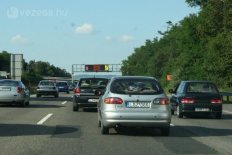 Baleset az M5-ösön - dugó