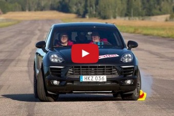 Nem borult, mégis bukott: Porsche Macan jávorszarvas-teszt