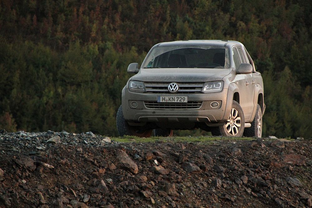 A végére egészen kőszínű lett az Amarokunk