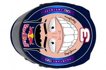 F1: Ricciardo rémisztő sisakkal készül a zárófutamra