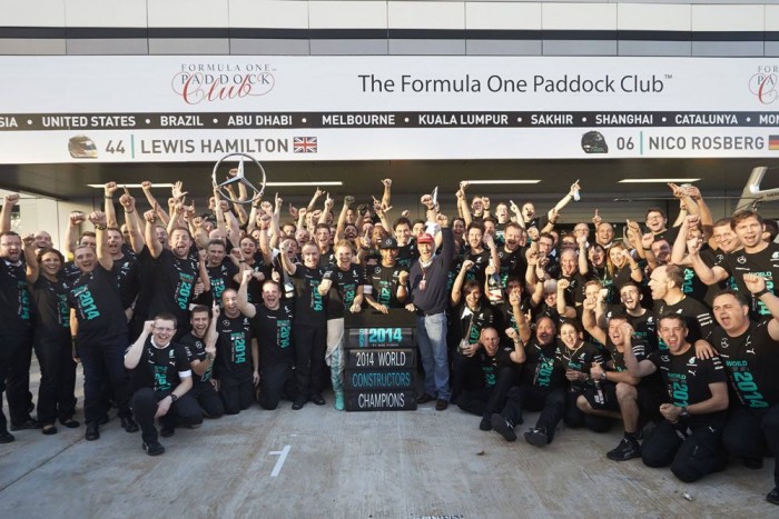 F1: Visszafogottan ünnepel majd a Mercedes 6