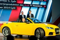 Elindult az új Audi TT Roadster gyártása Győrben 7