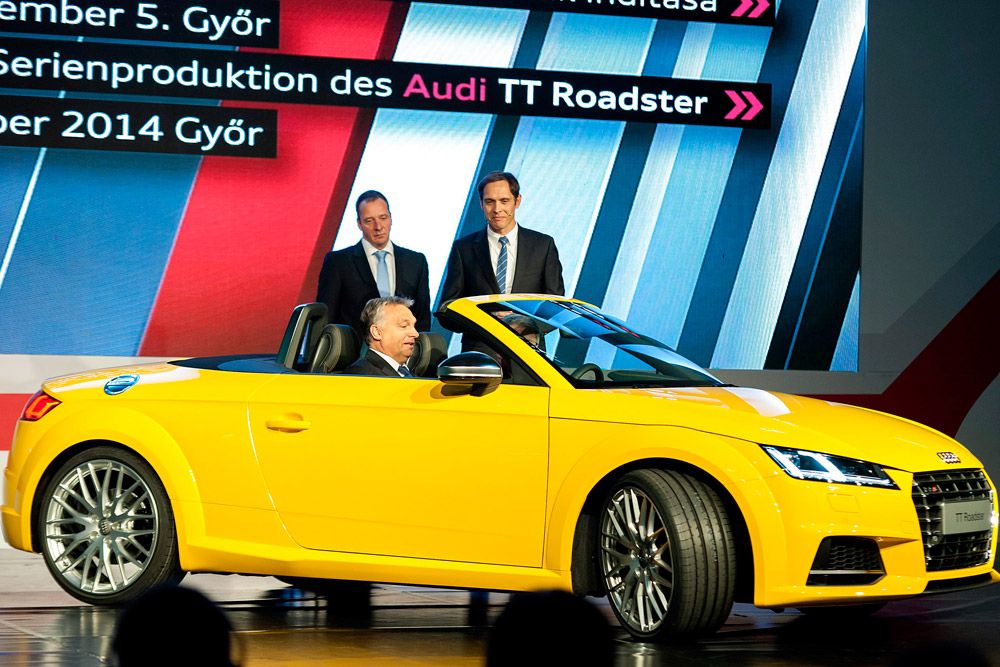 Elindult az új Audi TT Roadster gyártása Győrben 4