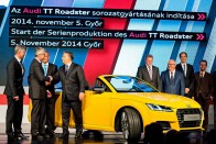 Elindult az új Audi TT Roadster gyártása Győrben 8