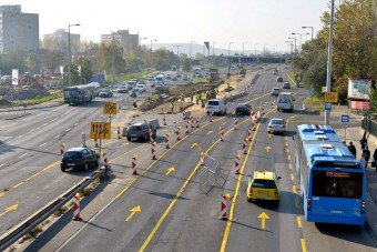 A nap képe - így épül a Budaörsi úti szupercsomópont
