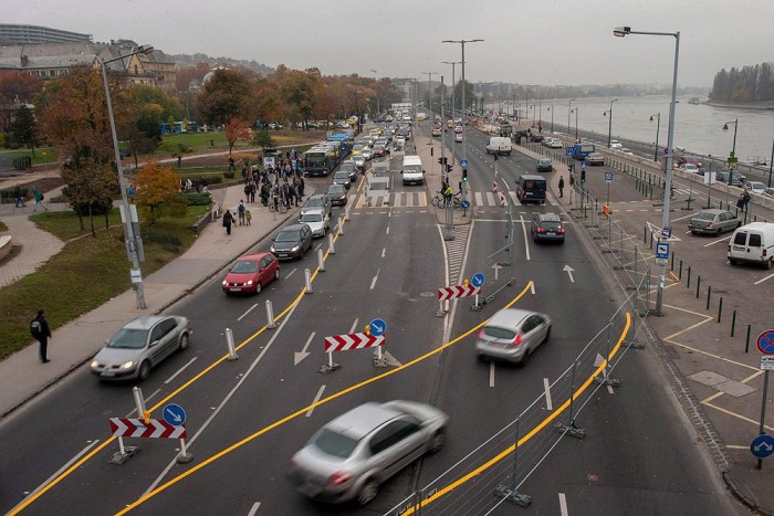 Kellemetlen meglepetés a Margit hídnál 1
