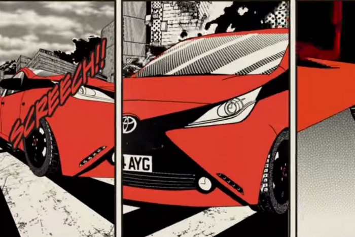 Manga rajzfilmhős a Toyota Aygo