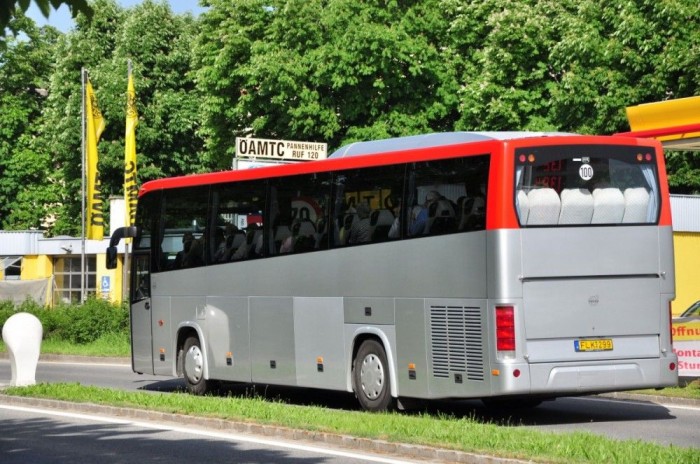 A Volvo B9900-as sajátossága, hogy padlómagassága fokozatosan emelkedik