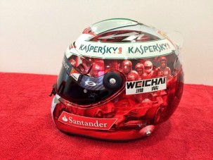 F1: Ezzel a sisakkal búcsúzik Alonso