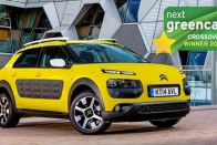 A legjobb crossover modell: Citroën C4 Cactus 1.6 BlueHDi; 87 g/km CO2

(Kia Soul EV; 0 g/km CO2)