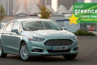 A legjobb nagy családi autó: Ford Mondeo 2.0 Hybrid; 99 g/km CO2(Peugeot 508 Sedan 1.6 e-HDi mikrohibrid; 105 g/km CO2)