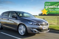 A legjobb kis családi autó: Peugeot 308 1.6 BlueHDI; 82 g/km CO2

(Volkswagen e-Golf; 0 g/km CO2)