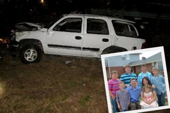 Elaludt a volánnál, kiirtotta a családját