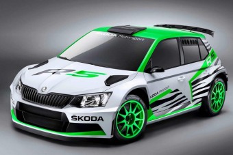 Bemutatta raliautóját a Škoda