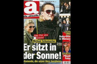 Aljas címlapsztori Schumacherrel