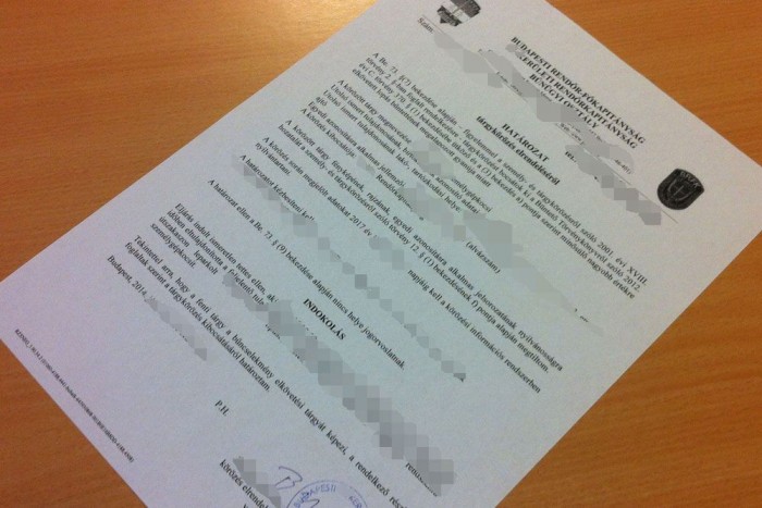 Határozat tárgykörözés elrendeléséről