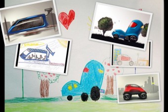 Gyerekrajzból tervezett autót a Nissan