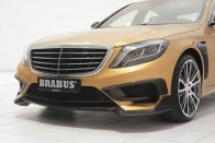 A motortuning már-már sablonos, de a szénszálas kiegészítőkkel remekül néz ki az új S-osztály Brabus-tuningolt kiadása