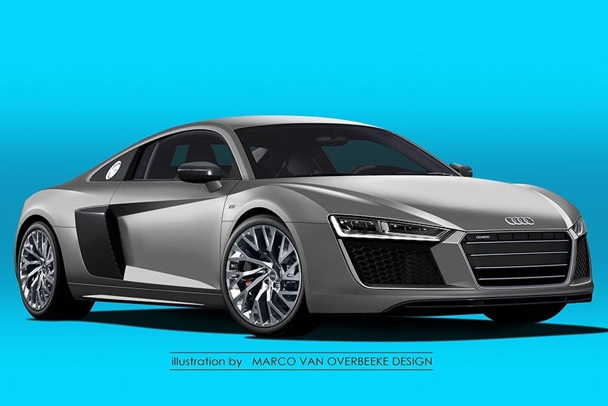 Inkább evolúció, mint radikálisan új arculat: így képzeli el a holland Marco Van Overbeeke a következő generációs Audi R8 megjelenését.