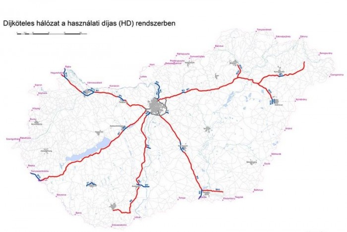 December 31-én még nincs 2015-ös térkép a fizetős magyar útszakaszokról a hivatalos honlapokon