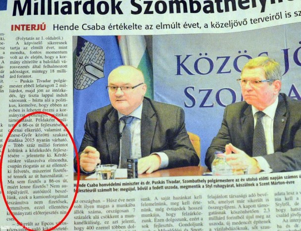 Recseg-ropog az útdíj-rendszernek csúfolt pénzszivattyú 9 | Vezess Forrás: Nyugat.hu