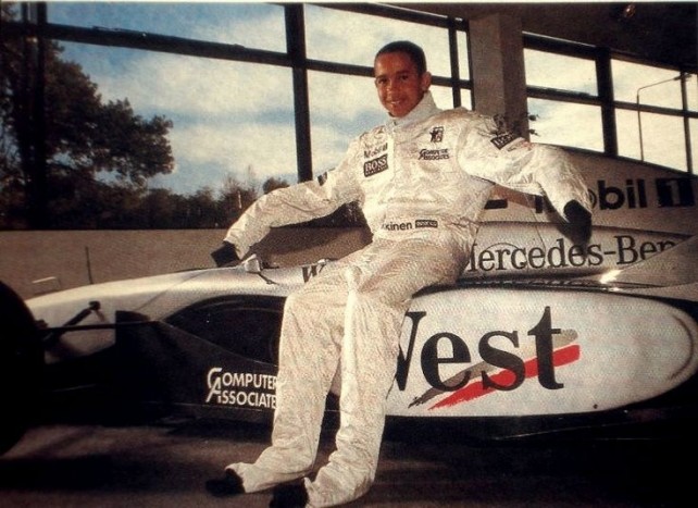 Ritka képek a születésnapos Hamiltonról 11 | Vezess Mindvégig tudta, hogy neki az F1-ben kell versenyeznie.