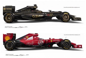 Ha így festenek majd az idei F1-esek, nincs okunk panaszra