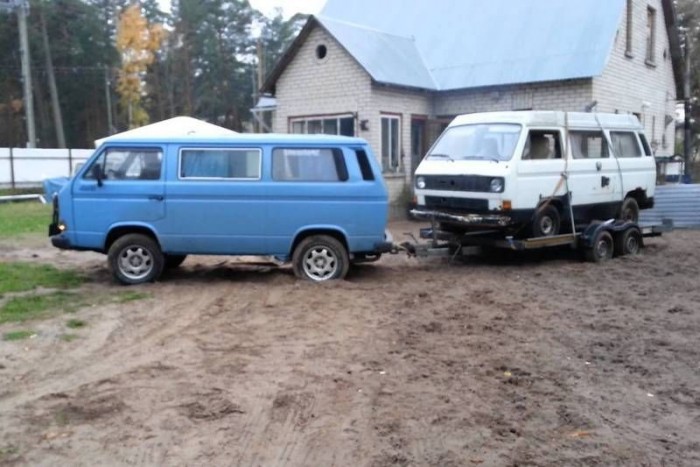 Az új útdíjrendszer visszásságai képekben 12 | Vezess VW Transporter T3, kilencszemélyes személyautó, vontatmánnyal