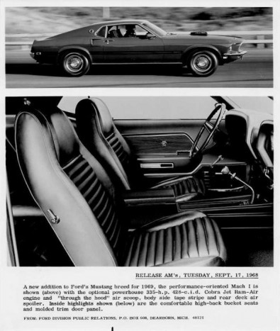 Eredeti újságcikk, a Cobra Jet 3 sebességes automata, vagy 4 sebességes kézi váltóval volt rendelhető