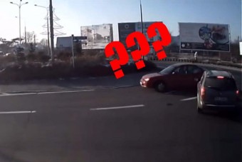 Íme az ember, aki nem érti a körforgalmat