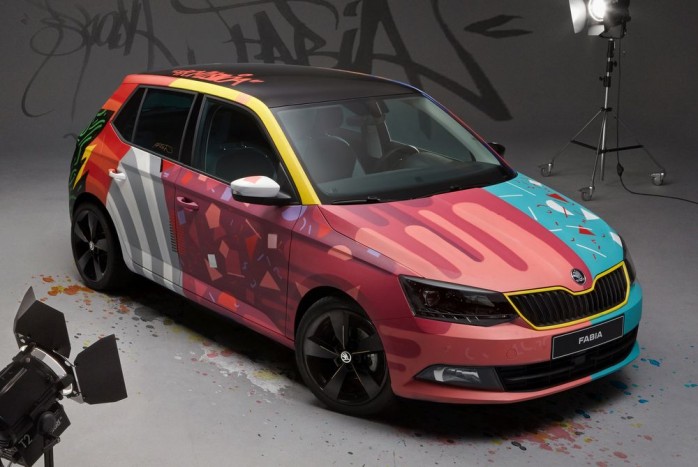 Műalkotás Škoda Fabiából 4 | Vezess Műalkotás Škoda Fabiából 4