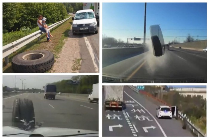 6 videó, ahol elszabadult abroncs hoz rémálmokat