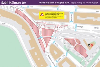 Rémálom lesz autózni a Széll Kálmán téren