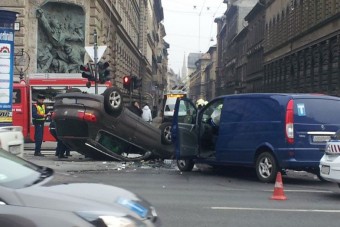 Durva baleset Budapest szívében